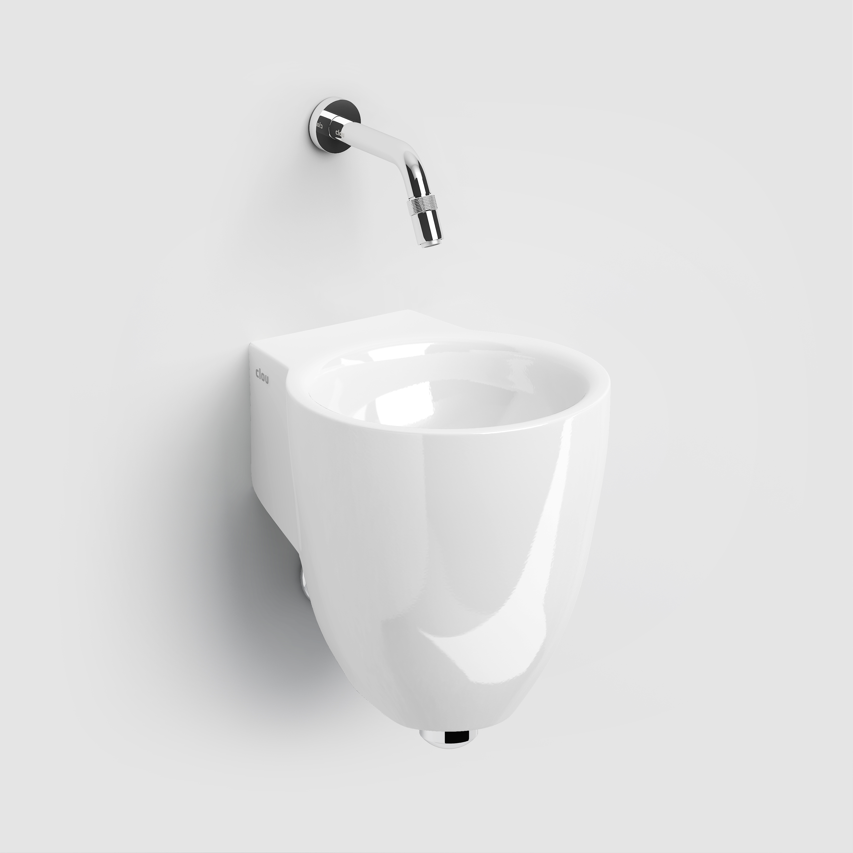 Clou Flush 6 fontein wit 27x28x31,5cm chroom CL/03.03061